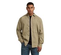 G-Star Men's Panelled Pkt Regular Shirt LS, Size: XXL, Color Beige
