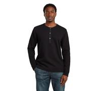 G-Star Men's Structured Tweeter Granddad t LS, Size: S, Color Black