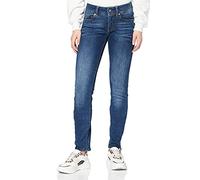 G-STAR Midge Saddle Straight Jeans Donna, Blu (Medium Aged D07145-6553-071), 23W / 30L