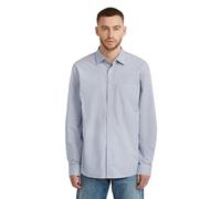 G-STAR One Pkt Regular Shirt, Multicolore (Ash Blue Micro Stripe D28117-e067-h422), XL
