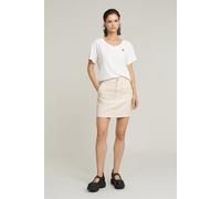 G-STAR Donna Open V-Neck Relaxed Top, Bianco (lt chalk D26067-D601-1284), S