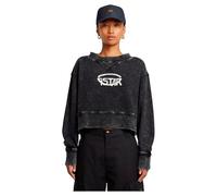 G-STAR Overdyed Cropped Logo Loose R Sweatshirt 2XS
