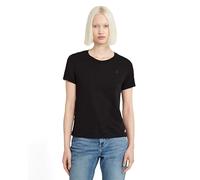 G-STAR Overdyed Front Seam Top, Donna, Nero (Dk Black D24499-4107-6484), S