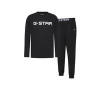 G-STAR Pigiama Da Uomo, Lungo - STONE, Collo Rotondo, Logo