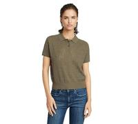 G-STAR Pointelle Lightweight Knitted Polo Felpa Donna