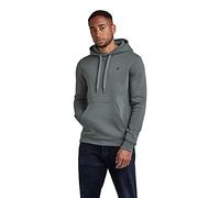 G-STAR Premium Core Hooded Sweater, Felpa con cappuccio Uomo, Grigio (Graphite D16121-C235-996), L