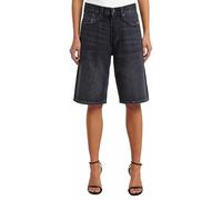 G-Star Raw C.V. Bermuda da Donna Clean Edge Wmn Shorts, Nero (Worn in Black Smoke D28383-d933-g111), 26W