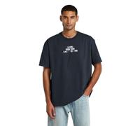 G-Star Raw C.V. Multi Technique gr Relaxed r t T-Shirt, Blue, L Men's