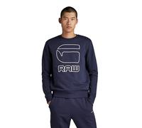 G-STAR RAW Graphic Graw Sweatshirt Felpa, Blu (Sartho Blue D20021-a613-6067), M Uomo