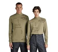 G-STAR RAW Men's Unisex Jacquard Mock Knit, Beige (tree house D21954-8403-C941), XL