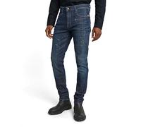 G-STAR Revend FWD Skinny Jeans, Jeans Uomo, Verde Scuro (Antique Painted Cosmic Blue D20071-D441-H093), 34W / 32L