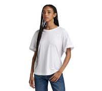 G-STAR Rolled Up Sleeve Boyfriend Top, Tops Donna, Bianco (White D24524-4107-110), XS