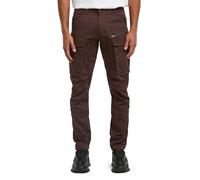 G-STAR Rovic Zip 3D Regular Tapered Pants, Pantaloni, Uomo, Marrone (Chocolate Plum D02190-5126-G692), 34W / 32L