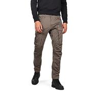 G-STAR Rovic Zip 3D Regular Tapered Pants, Pantaloni, Uomo, Marrone (GS Grey D02190-5126-1260), 36W / 32L