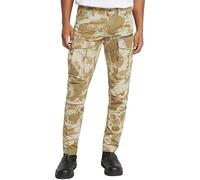 G-STAR Rovic Zip 3D Regular Tapered Pants, Pantaloni, Uomo, Multicolore (Dk Brick GD Glitch Beach Camo D02190-D955-H174), 32W / 34L