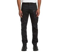 G-STAR Rovic Zip 3D Regular Tapered Pants, Pantaloni, Uomo, Nero (Dk Black D02190-E064-6484), 36W / 32L