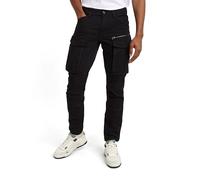 G-STAR Rovic Zip 3D Regular Tapered Pants, Pantaloni, Uomo, Nero (Dk Black GD D02190-D752-B564), 29W / 32L