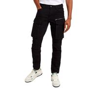 G-STAR Rovic Zip 3D Regular Tapered Pants, Pantaloni, Uomo, Nero (Dk Black GD D02190-D752-B564), 33W / 34L
