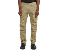 G-STAR Rovic Zip 3D Regular Tapered Pants, Pantaloni, Uomo, Verde Scuro (Ensis Green D02190-5126-6057), 34W / 32L