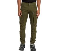 G-STAR Rovic Zip 3D Regular Tapered Pants, Pantaloni, Uomo, Verde Scuro (Shadow Olive D02190-D909-B230), 31W / 34L