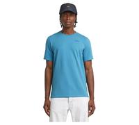 G-STAR Slim Base T-Shirt, Maglietta a Manica Corta Uomo, Blu (Niagara D19070-C723-G988), S