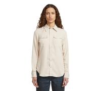 G-STAR Slim Western LS Shirt Wmn, Bianco (Dk Talc D27471-e276-a488), S