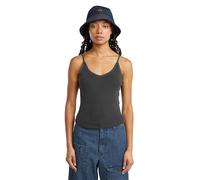G-STAR Spaghetti Strap Rib Top Wmn T-Shirt, Nero (Dk Black GD D26612-d968-b564), S Donna