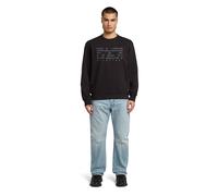 G-Star Felpa Text Graphic R SW Nero (Dk Black D27094-e209-6484) M Uomo