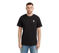 G-STAR Trims Back Gr R T T-Shirt, Nero (Dk Black D27721-d976-6484), XXL Uomo