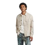 G-Star Camicia Uomo Relaxed con 2 Tasche Beige (whitebait D22967-D308-1603) S