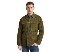 G-STAR Uomo 4 Pocket Overshirt, Verde scuro (shadow olive gd D25207-D752-D033), XS