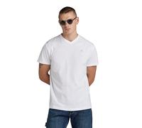 G-STAR Uomo Base-S V-Neck T-Shirt, Bianco (white D16412-336-110), S