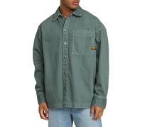 G-STAR Uomo Boxy Fit Shirt, Verde scuro (stormy sea gd D23007-D300-H116), L
