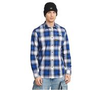 G-STAR Uomo Bristum 2.0 Slim Shirt, Multicolore (deep blue tyler check D23553-D122-H041), XS