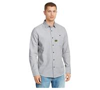 G-STAR Uomo Bristum 2.0 Slim Shirt, Multicolore (mayfly/white stripe D23553-D912-H040), L