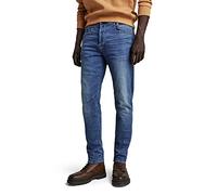 G-STAR Uomo D-staq 5-pocket Slim Jeans, Multicolore (Medium Indigo Aged D06761-8968-6028), 33W / 32L