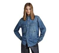 G-STAR Uomo Dakota Regular Shirt, Blu (faded cadet blue D23006-D303-D890), M