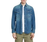 G-STAR Uomo Dakota Slim Shirt, Blu (faded cricket blue D23616-D252-D891), S