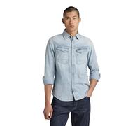 G-STAR Uomo Dakota Slim Shirt, Blu (sun faded blue mist D23616-D252-G342), M