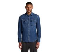 G-STAR Camicia blu scuro, Taglia L