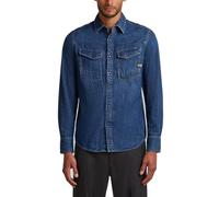 G-STAR Uomo Dakota Slim Shirt, Blu (worn in windward D23616-D252-G749), S