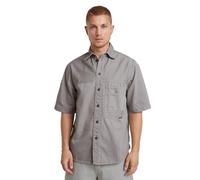 G-STAR Uomo Double Pocket Relaxed Shirt, Grigio (renaissance correct grey gd D24603-D551-G410), S