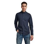 G-STAR Uomo Dressed Super Slim Shirt, Blu (mazarine blue D17026-C271-4213), XXS