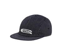 G-STAR Uomo Flat Brim 5 Panel Cap, Multicolore (rinsed pinstripe D25379-D911-H172), Taglia unica