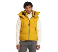 G-STAR Uomo G- Whistler Padded Hooded Vest 2.0, Giallo (dk spice D25346-D518-8171), S