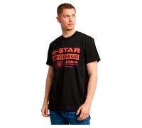 G-STAR Uomo Gradient Originals T-Shirt, Nero (dk black D25149-336-6484), S