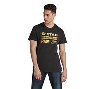 G-STAR Uomo Graphic 8 T-Shirt, Nero (dk black D14143-336-6484), XL