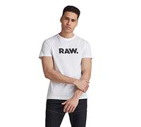 G-STAR Uomo Holorn R T-Shirt, Bianco (white D08512-8415-110), M