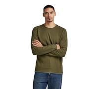G-STAR Uomo Jirgi tweeter slim ls, Verde scuro (dark olive D23475-D271-C744), S