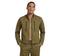 G-STAR Uomo Lightweight Deck Jacket, Verde scuro (smoke olive D24288-C962-B212), S